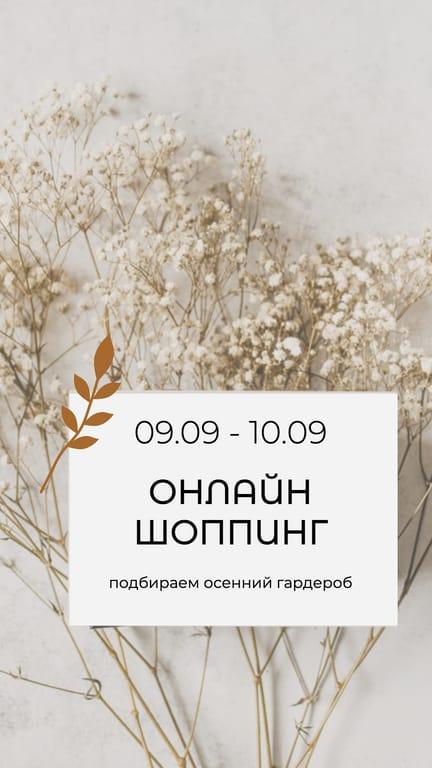 Онлайн Шоппинг Instagram Истории